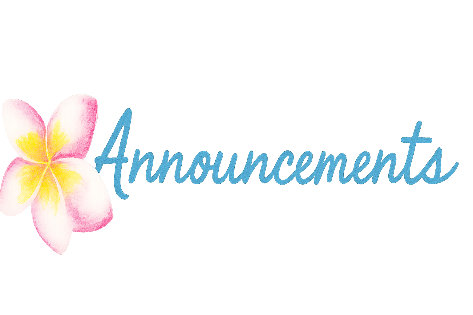Announcements
